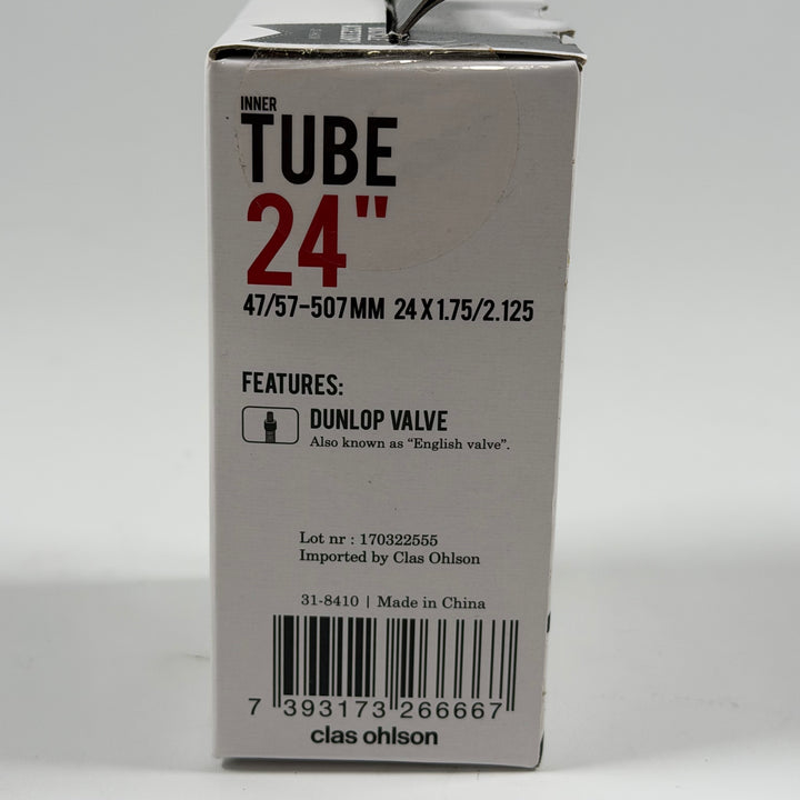 Dunlop cykelinnerslang 24 tum hållbar gummi