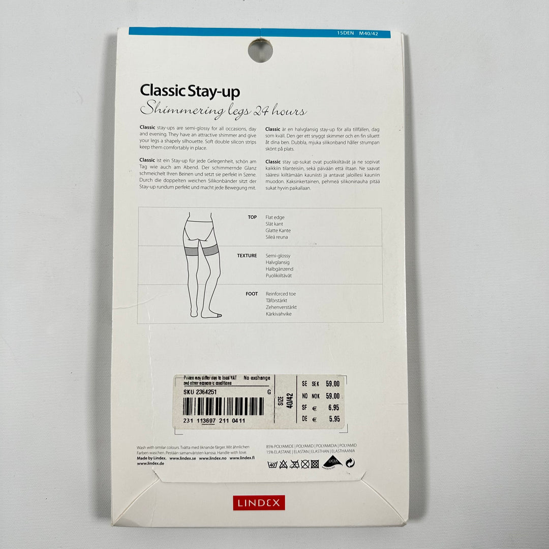 Eleganta Stay-up strumpor camel från Bella's