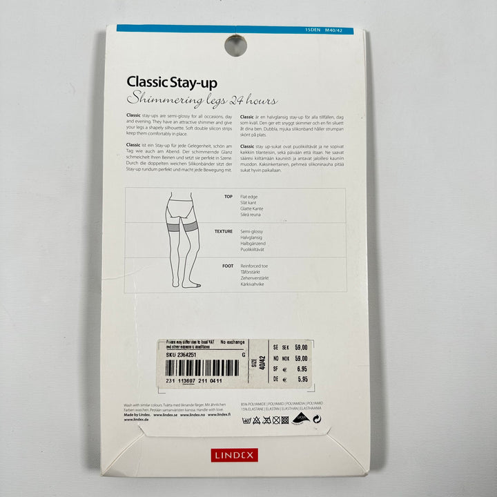 Eleganta Stay-up strumpor camel från Bella's