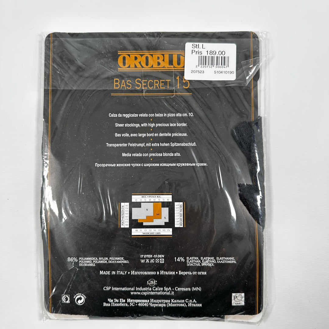 Oroblu Eleganta Spetshållare Stay-Ups Ny 42-44