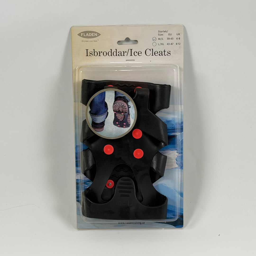 Fladen isbroddar med röda detaljer i gummi