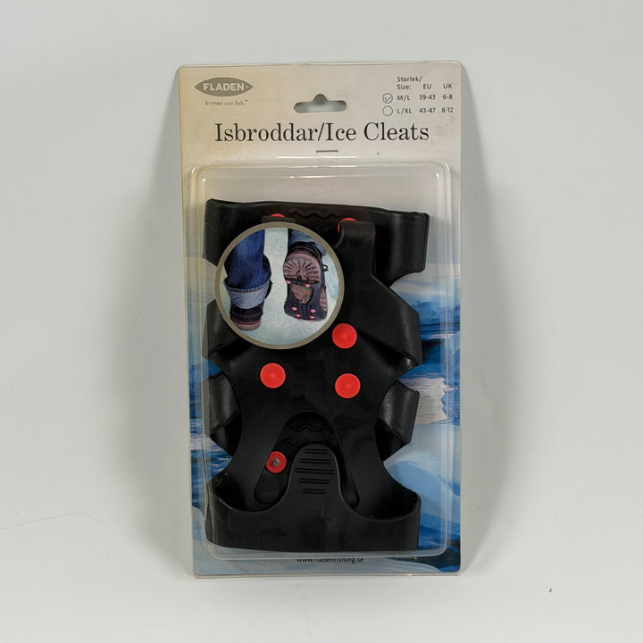 Fladen isbroddar med röda detaljer i gummi