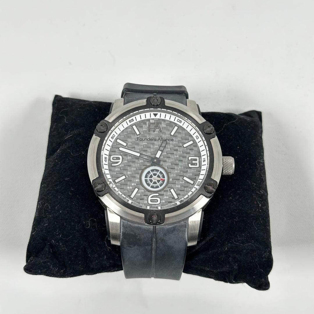 Founders Alliance elegant armbandsklocka rostfritt stål