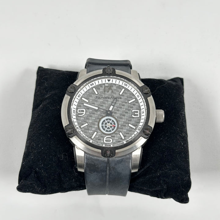 Founders Alliance elegant armbandsklocka rostfritt stål