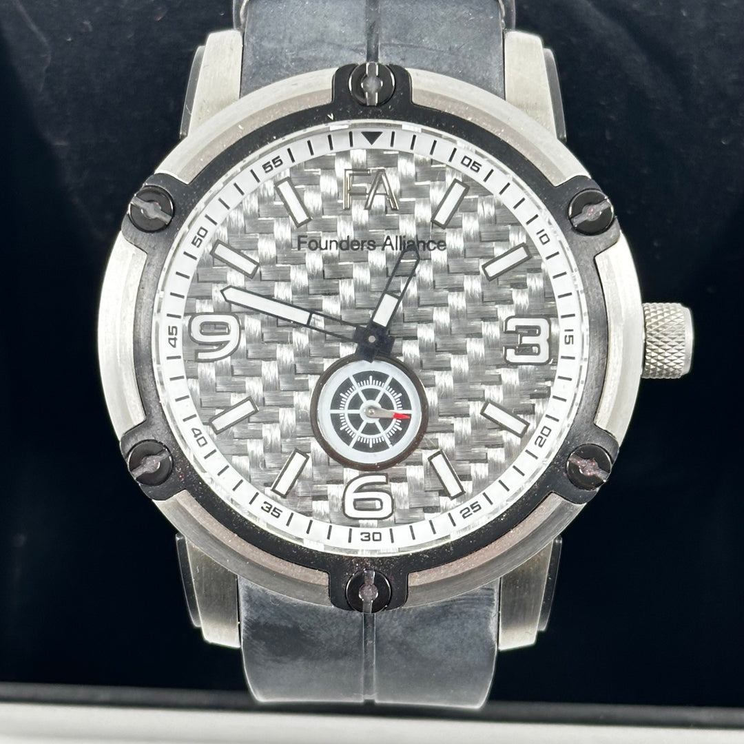 Founders Alliance elegant armbandsklocka rostfritt stål