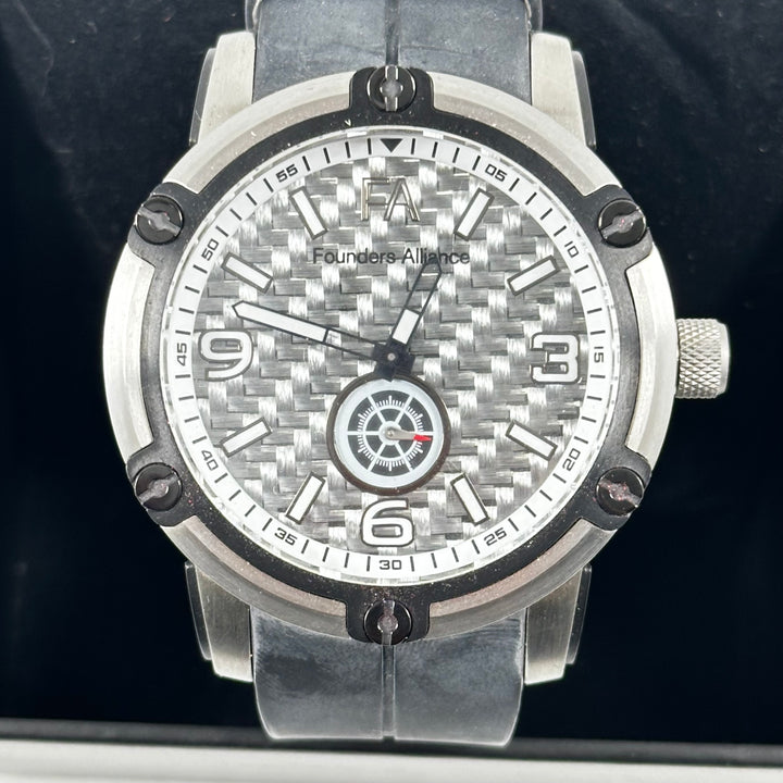 Founders Alliance elegant armbandsklocka rostfritt stål
