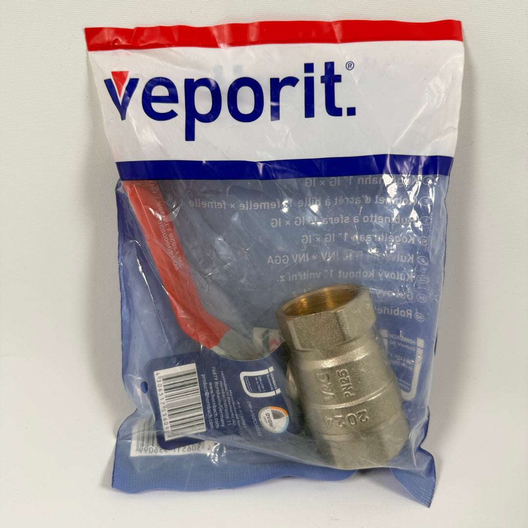 Veporit kulkran 1 tum ny metall