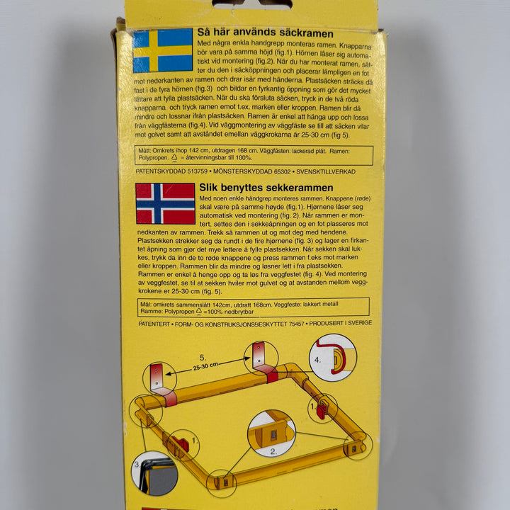 Retro säckram i metall från Lasse