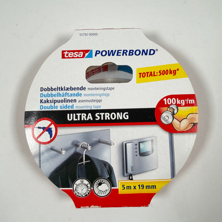 Tesa Powerbond Ultra Strong monteringstejp 5m