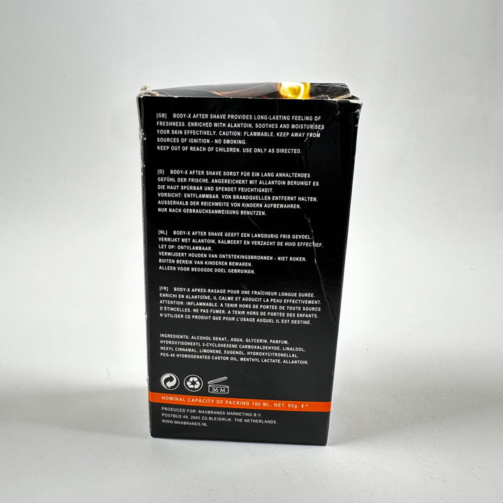 Body X after shave elegant och frisk