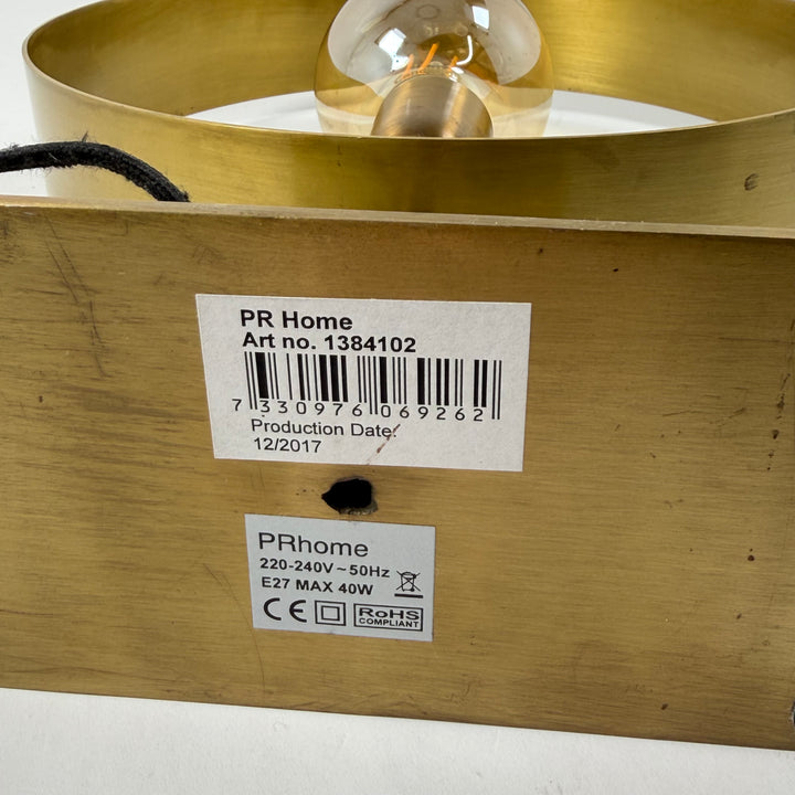 Modern mässingsfärgad bordslampa PR Home