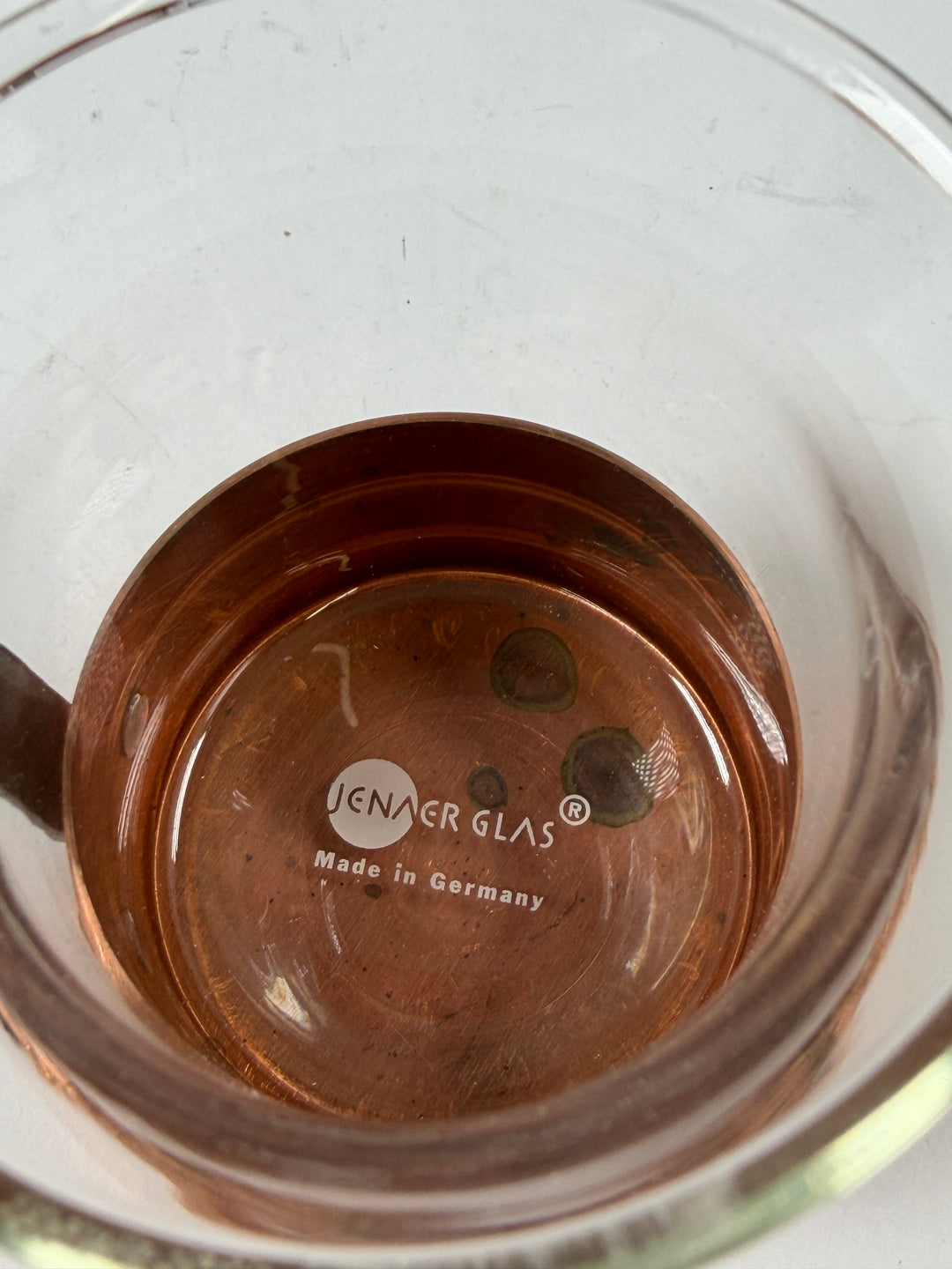 Retro kopparglas Dala Industrier set om fem