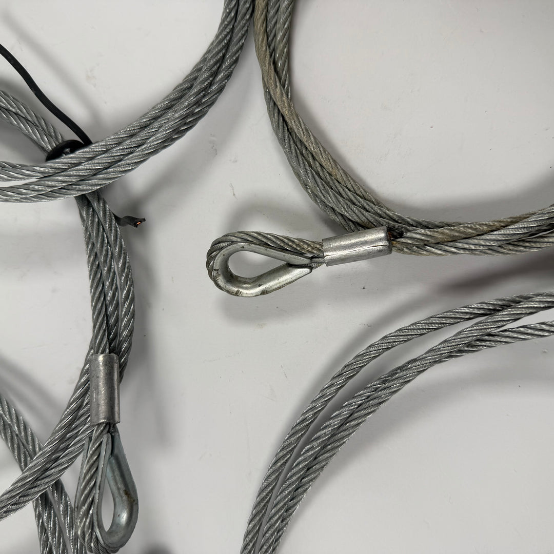 Robusta galvaniserade stålvajrar flerpack hållbart set