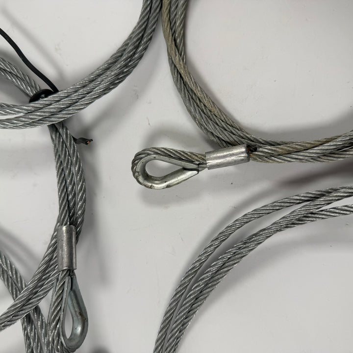 Robusta galvaniserade stålvajrar flerpack hållbart set