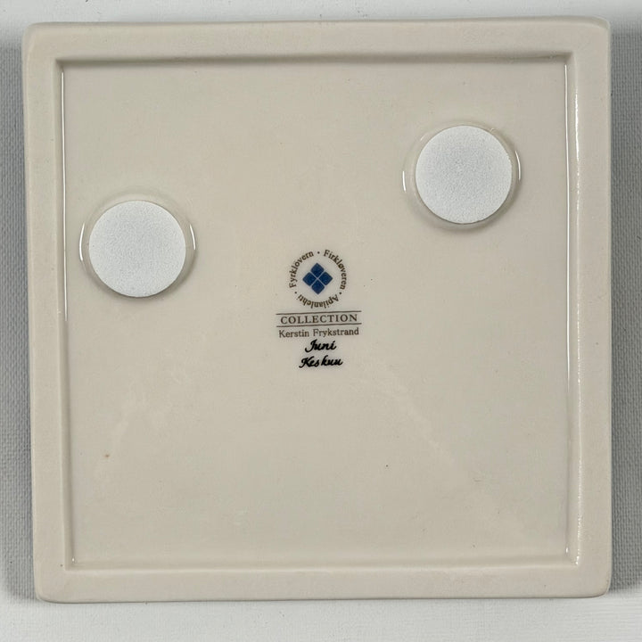 Dekorativ Keramikplatta Flicka & Humla Fyrklövern