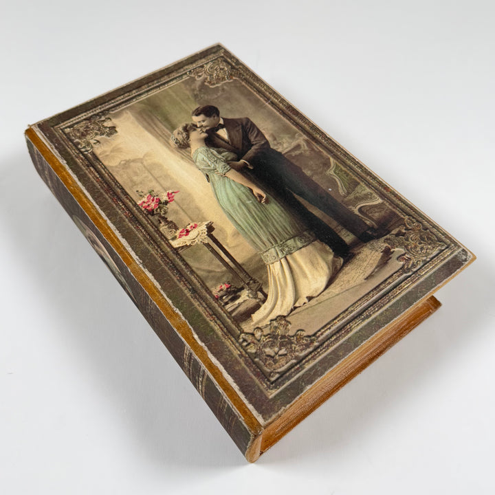 Retro Förvaringslåda med Vintage Romantiskt Motiv