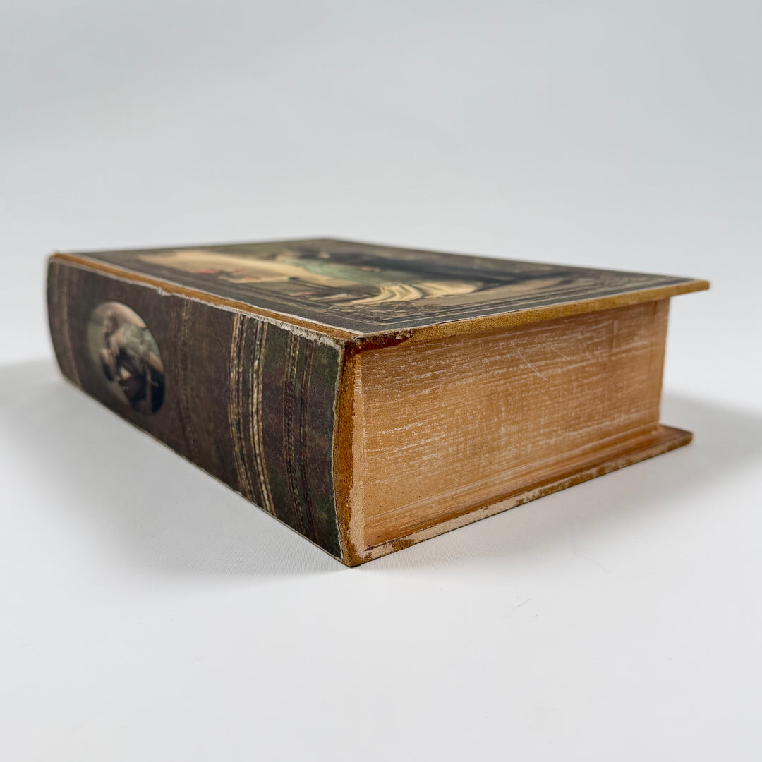 Retro Förvaringslåda med Vintage Romantiskt Motiv