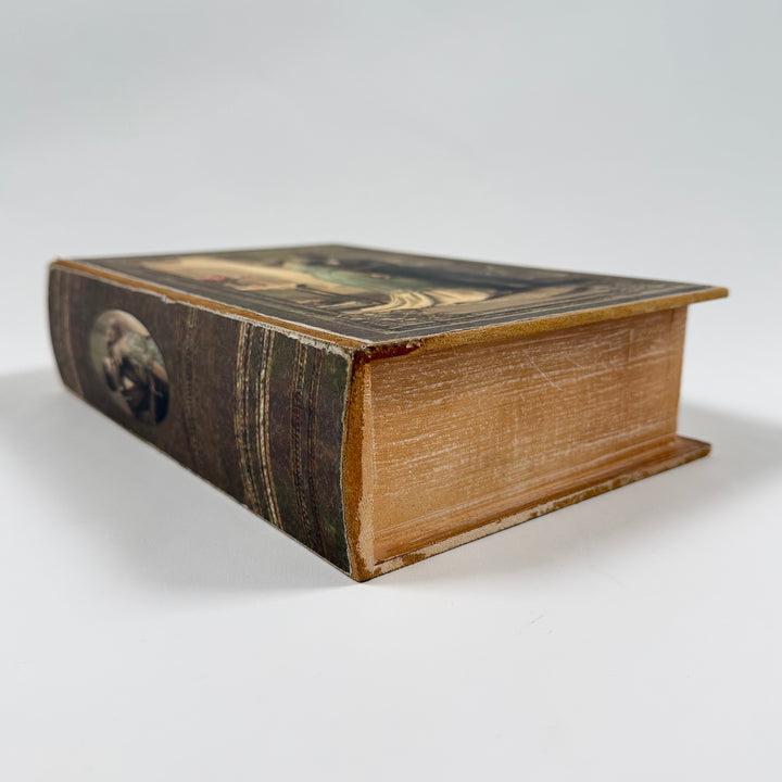 Retro Förvaringslåda med Vintage Romantiskt Motiv