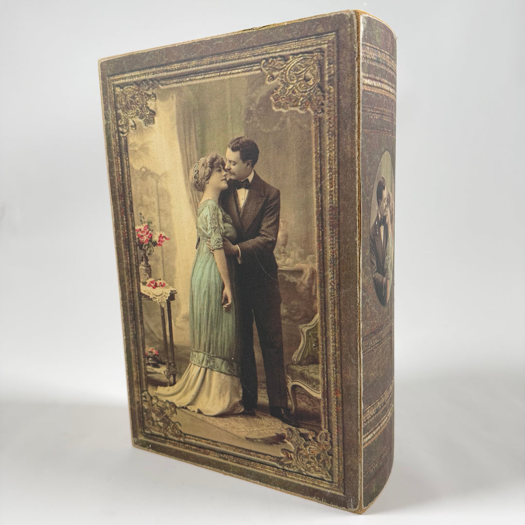 Retro Förvaringslåda med Vintage Romantiskt Motiv