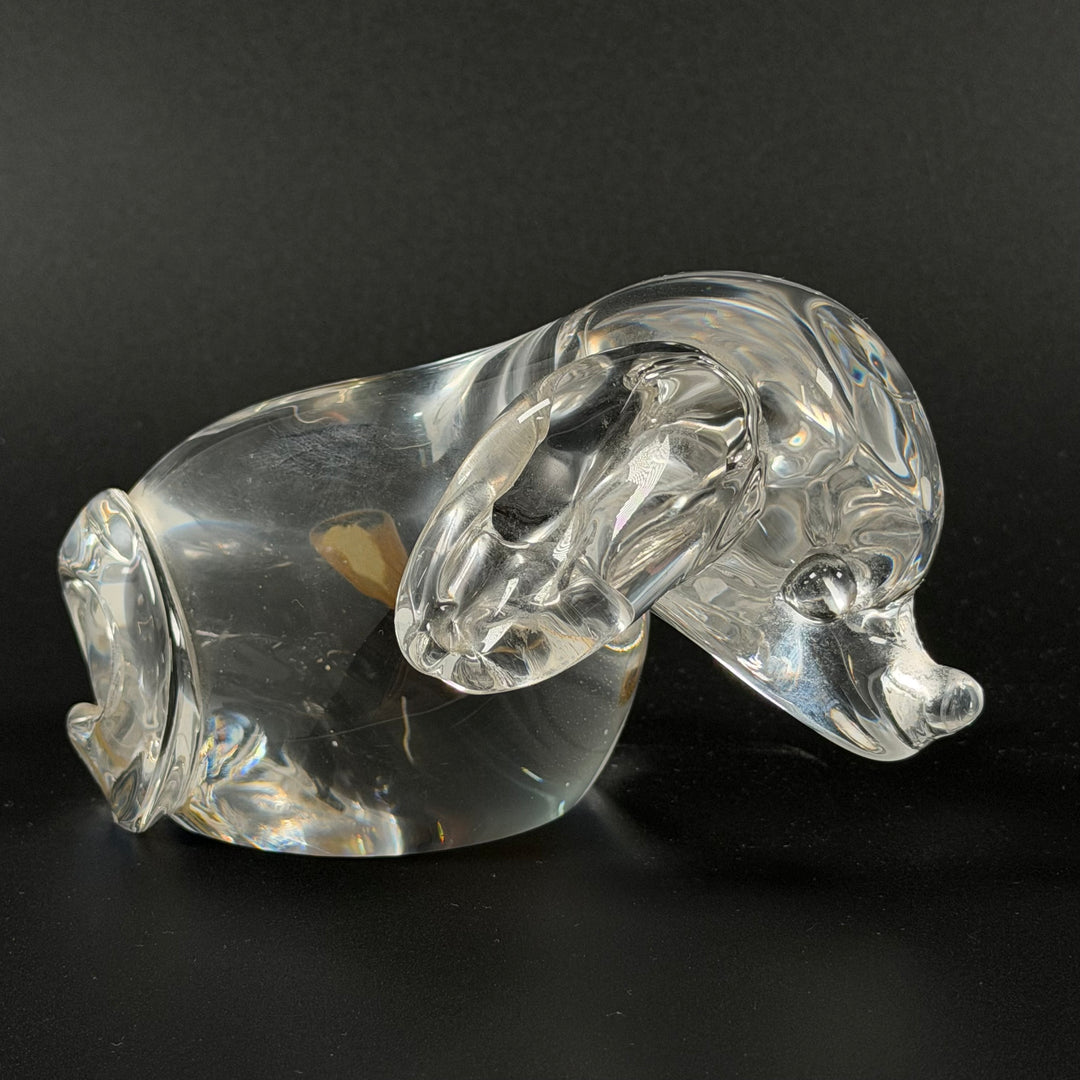 Retro glasfigur tax FM Konstglas Ronneby
