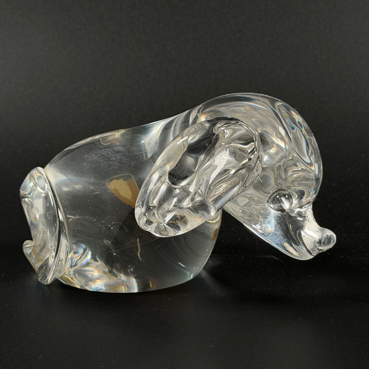 Retro glasfigur tax FM Konstglas Ronneby