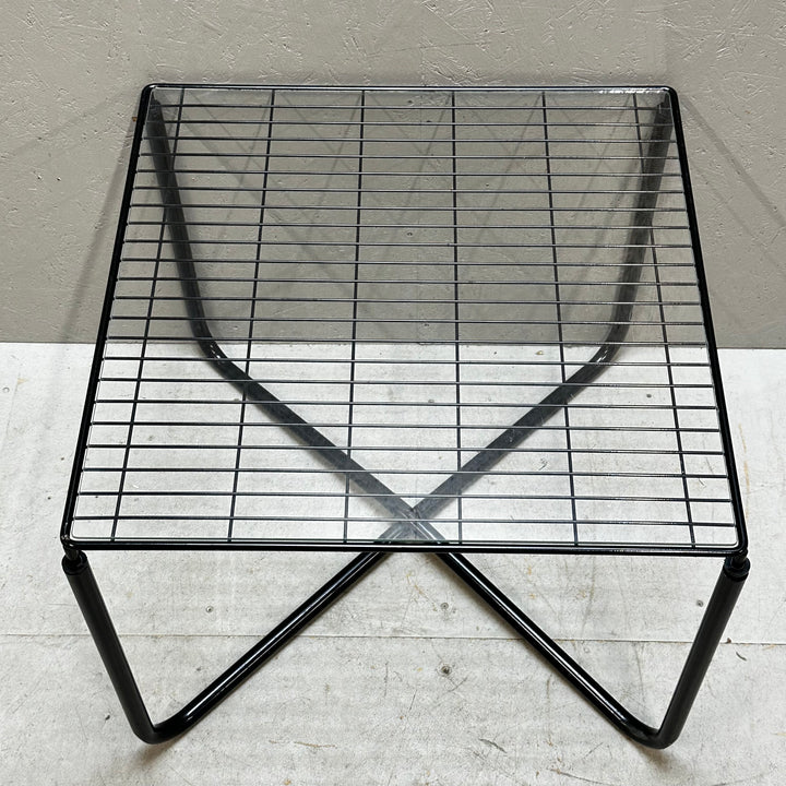 Elegant retro metallsidobord i utmärkt skick