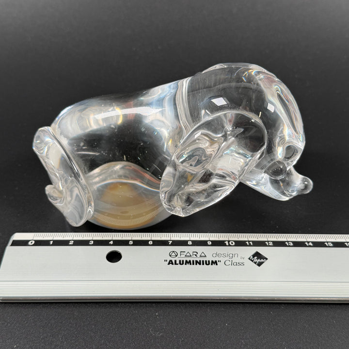 Retro glasfigur tax FM Konstglas Ronneby