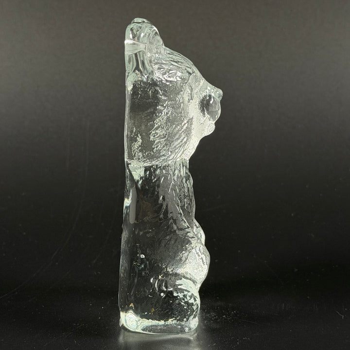 Retro Glasbjörn Dekorationsfigur 12 cm Hög