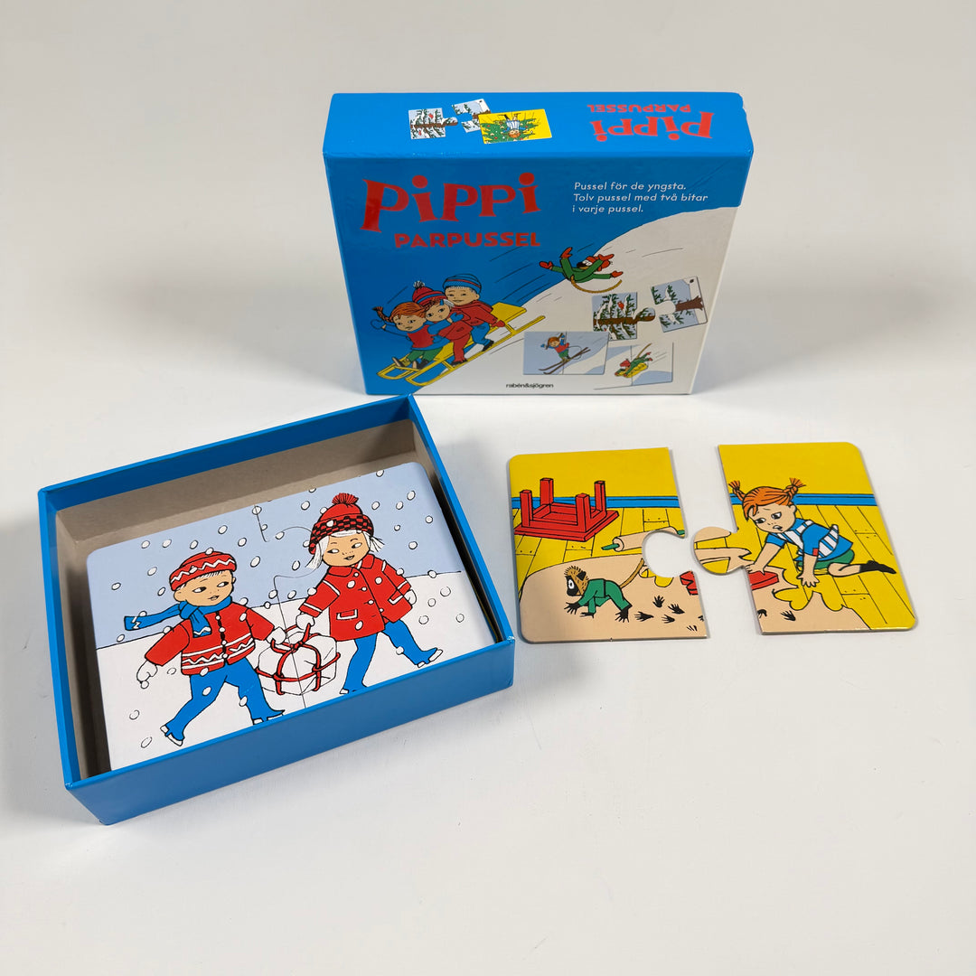 Retro Pippi Långstrump Pussel från Rabén & Sjögren