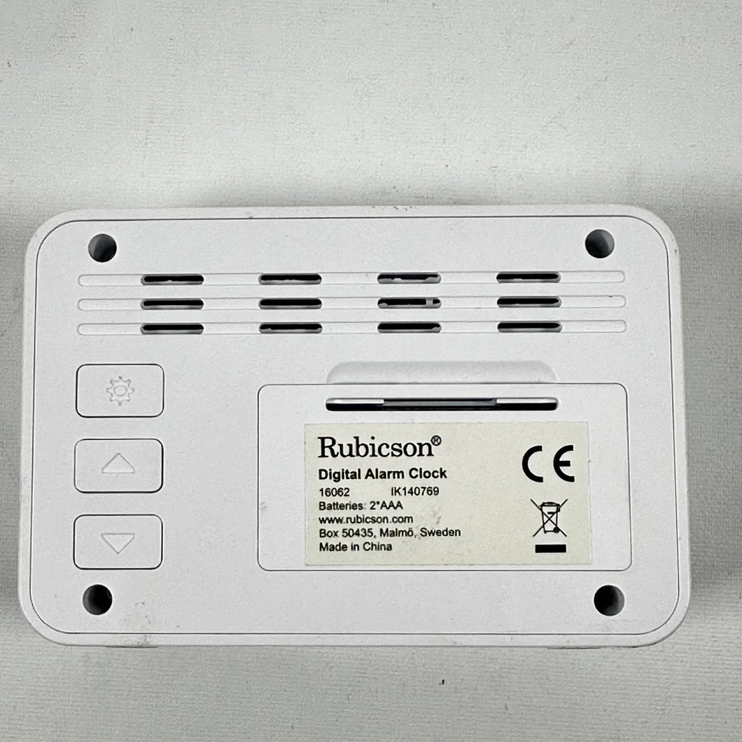 Digital Väckarklocka Rubicson med Temperatur och Luftfuktighet