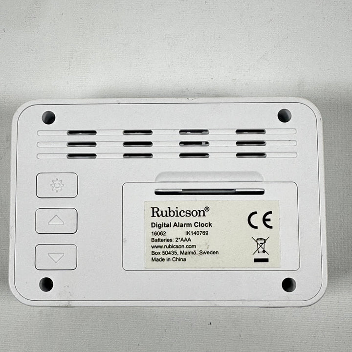 Digital Väckarklocka Rubicson med Temperatur och Luftfuktighet