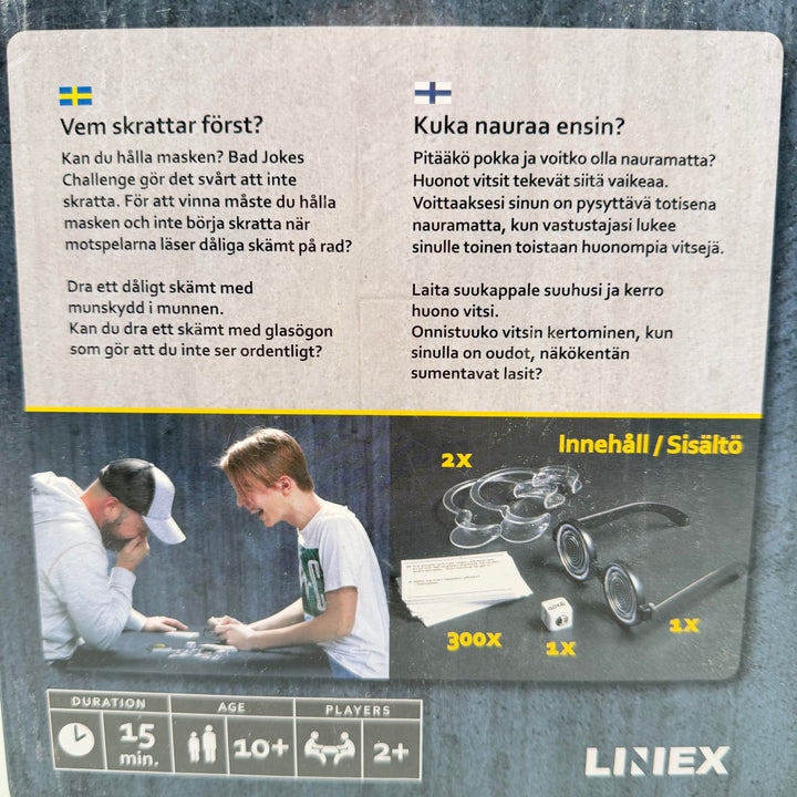 Bad Jokes Challenge sällskapsspel från Liniex