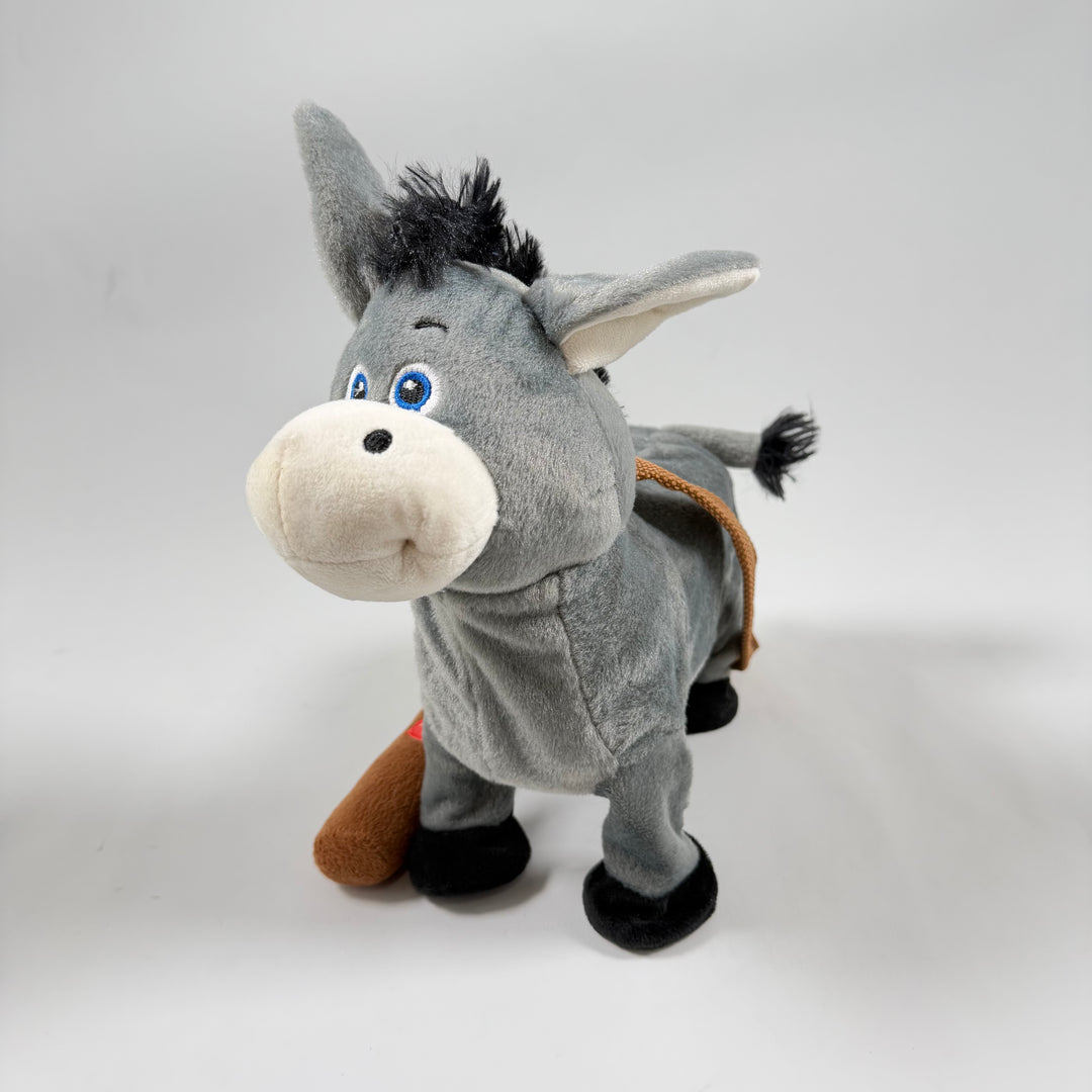 Interaktiv åsna gosedjur med fjärrkontroll