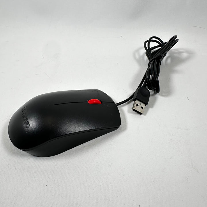 Lenovo USB-mus svart kompakt design