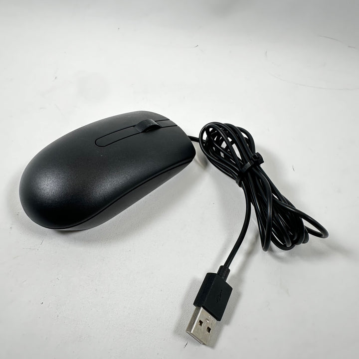 Dell USB-mus i svart med rullhjul