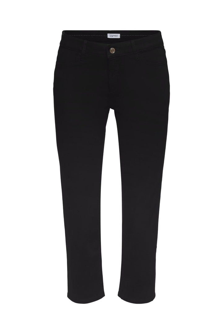 Esprit - Svarta jeans i bomull, ankellängd