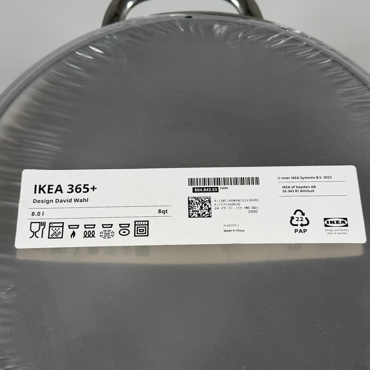 IKEA 365+ kastrull 8L rostfritt stål