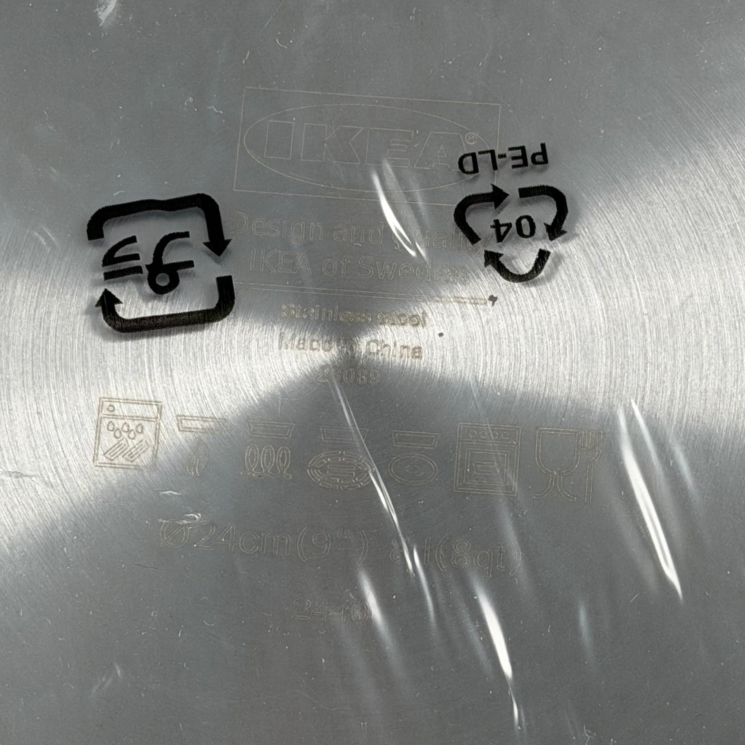 IKEA 365+ kastrull 8L rostfritt stål