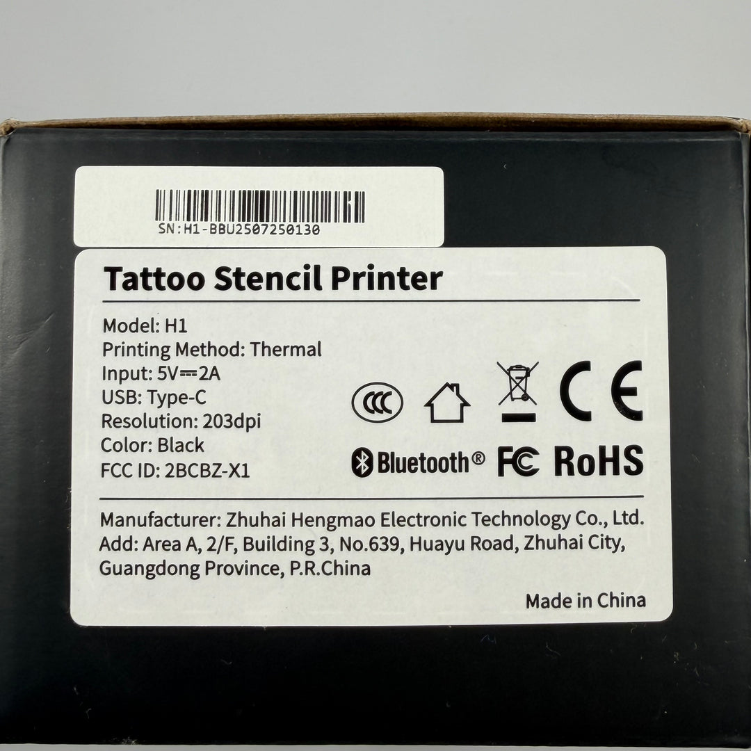 Portabel termisk tattoo stencilskrivare H1