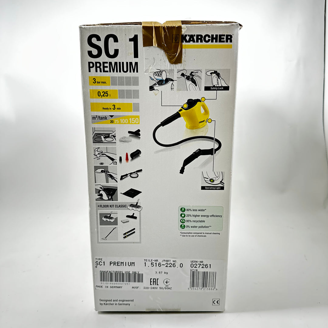 Kärcher SC 1 Premium Ångmopp Begagnad