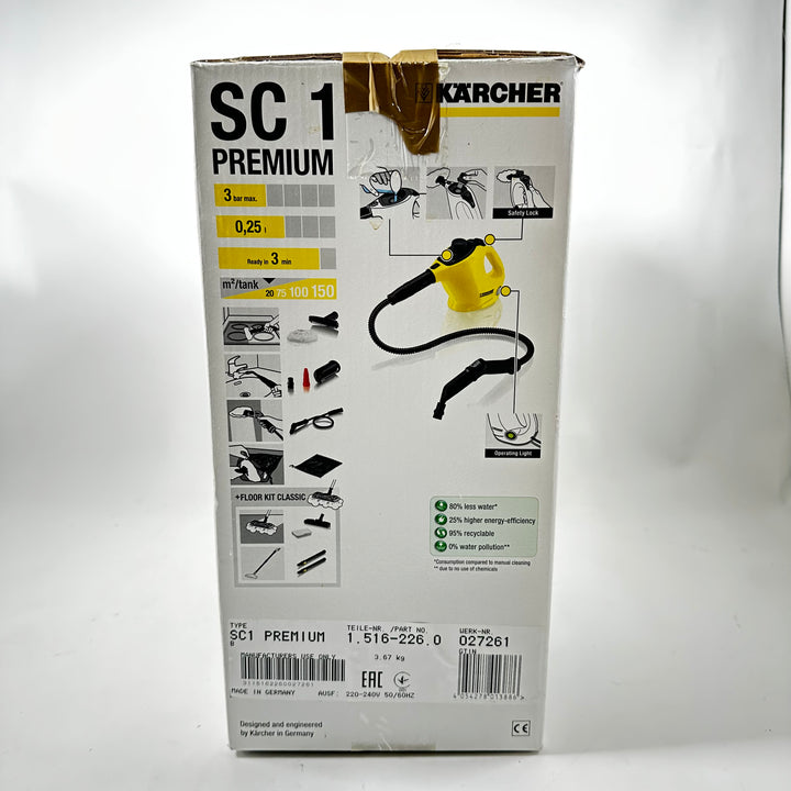 Kärcher SC 1 Premium Ångmopp Begagnad