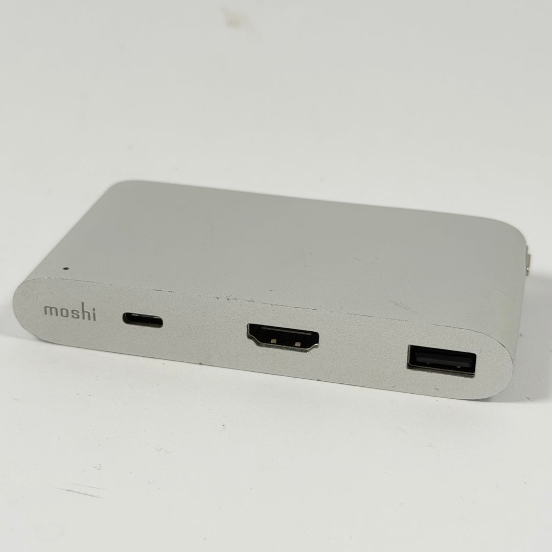 Moshi elegant silver USB C multimediadapter