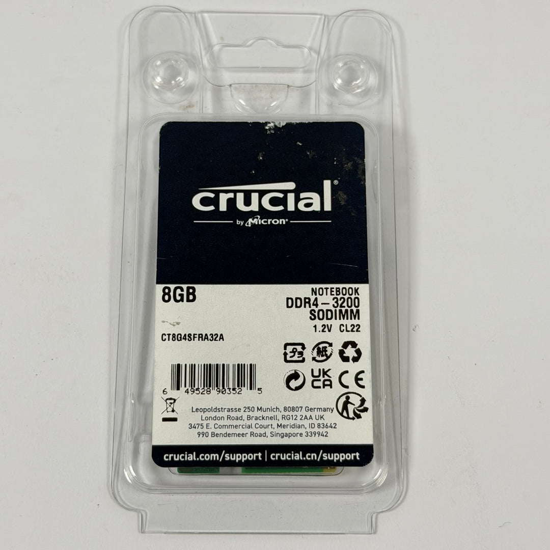 Crucial 8GB DDR4 SODIMM laptopminne begagnat