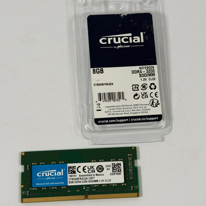 Crucial 8GB DDR4 SODIMM laptopminne begagnat