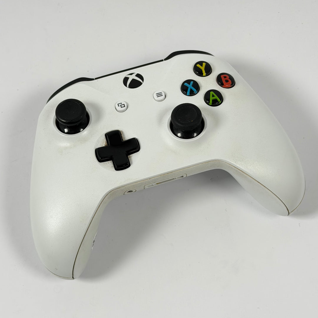 Vit trådlös Xbox handkontroll Microsoft begagnad