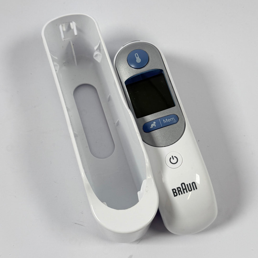 Braun digital panntermometer med belyst display