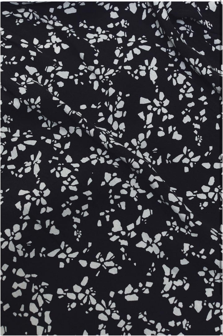 Elegant svart blus med blommönster från Esprit