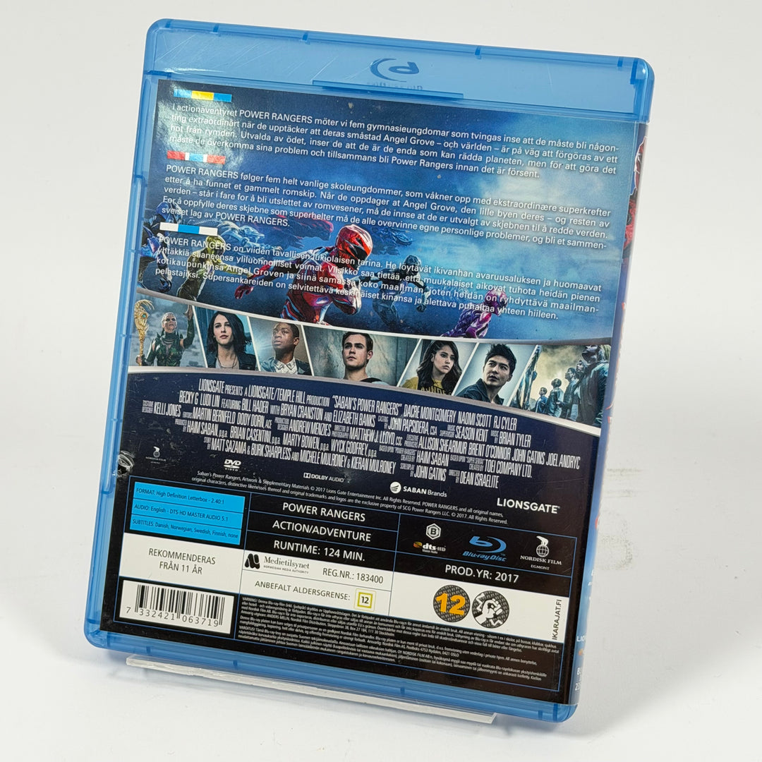 Power Rangers Blu ray Lionsgate actionäventyr