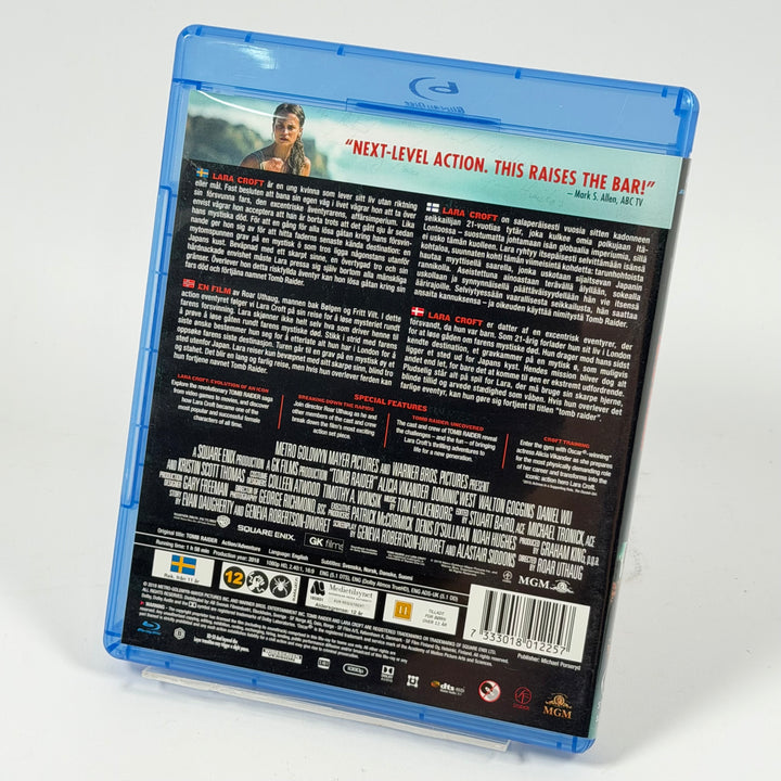 Tomb Raider Blu-ray med Alicia Vikander
