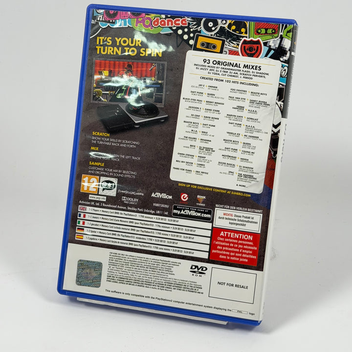 DJ Hero retro musikspel PlayStation 2 begagnad